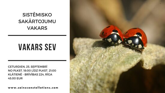Sistēmisko sakārtojumu vakars.Vakars Sev.